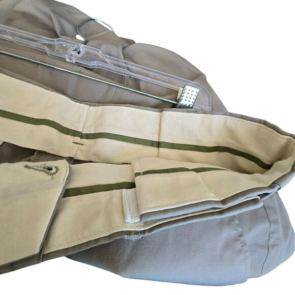 Orvis Mens Beige Khaki Pants Size 36 Polyester & Cotton Blend CM2104 - Picture 6 of 8